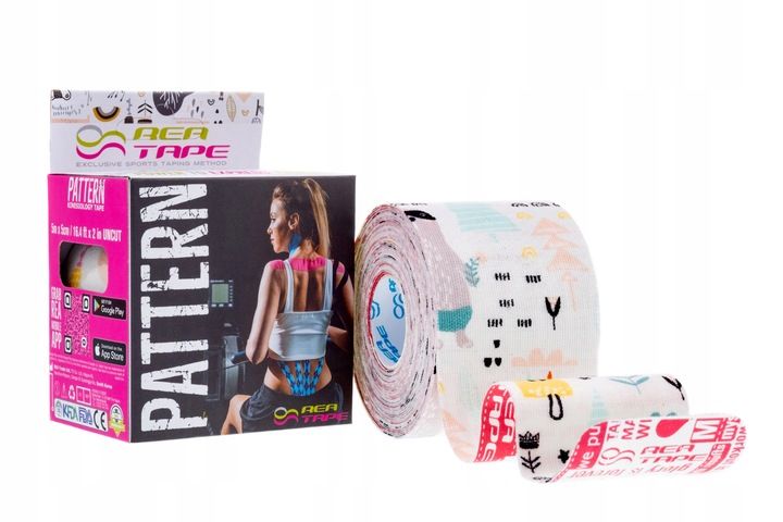 TAŚMA Tejp Kinesiology REA TAPE Pattern [Las] zdjęcie 2