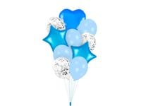 Zestaw balonów, Na urodziny dla chłopczyka, niebieski, 10 szt.