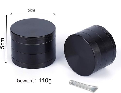 Młynek do suchych ziół czarny niklowo-czarny 2szt na Arena.pl