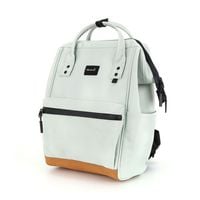 pojemny plecak damski w miętowym kolorze zamykany suwakiem - himawari