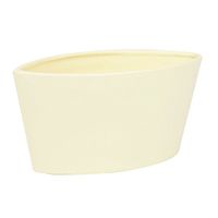 Osłonka Ceramiczna Malaga doniczka ecru eco