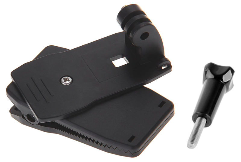 KLIPS OBROTOWY NA CZAPKĘ, PLECAK DO XIAOMI YI 1, 2 (4K, 4K+, Lite) zdjęcie 1