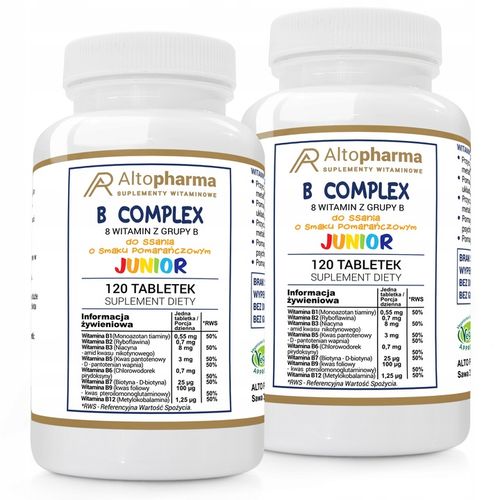 Alto Pharma Witamina B Complex Junior 120T na Arena.pl