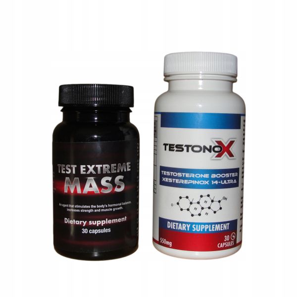 Test mass + Testonox masa siła Testosteron zdjęcie 1