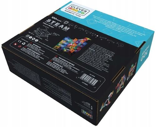 CLEVERCLIXX KLOCKI MAGNETYCZNE KULODROM TOR DAZZLING LIGHTS 100 EL. na Arena.pl