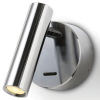 Kinkiet do sypialni Kent 633001306 Elkim LED 3W 6000K z włącznikiem srebrny