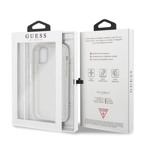 guess guhcn58pcglsi iphone 11 prosrebrny/silver hard case glitter na Arena.pl