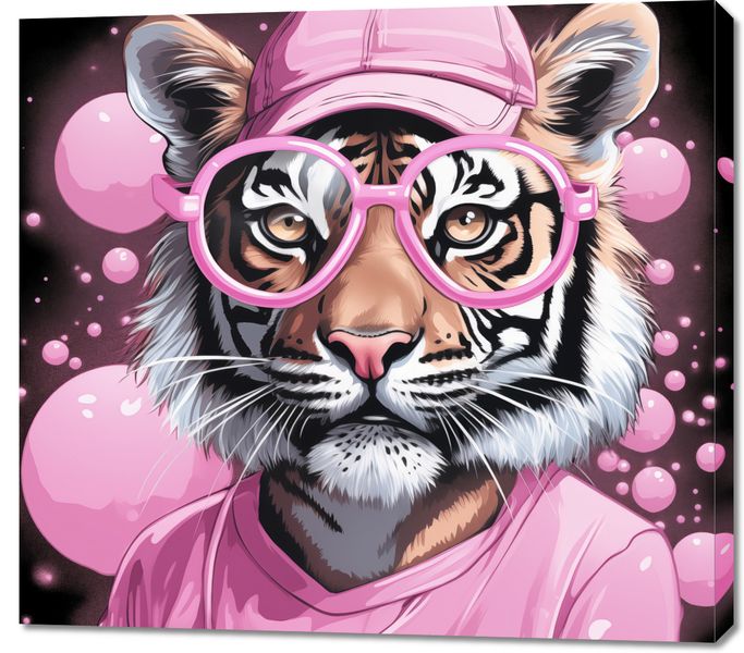 Obraz 100x90cm Ludzki Tygrys zdjęcie 1