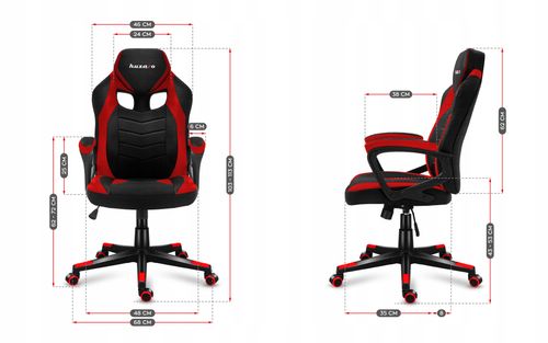 Fotel gamingowy Huzaro Force 2.5 Red Mesh na Arena.pl