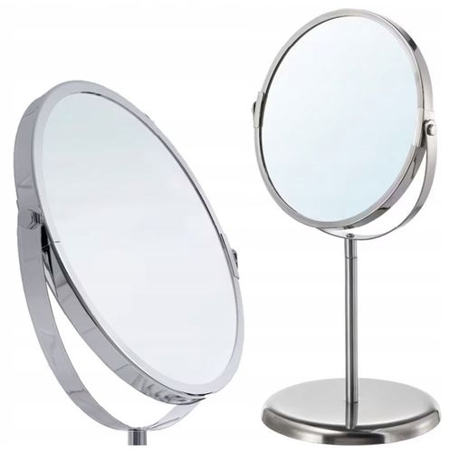 LUSTERKO KOSMETYCZNE LUSTRO DO MAKIJAŻU DWUSTRONNE POWIĘKSZAJĄCE STOJĄCE na Arena.pl