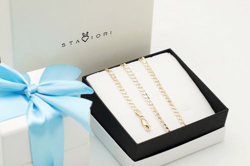 Złoty Łańcuszek Staviori 50 cm na Arena.pl