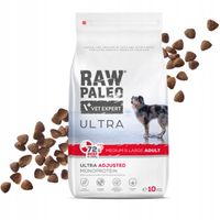 Sucha karma dla psa RAW PALEO Ultra Beef M/L Adult 10kg Wołowina