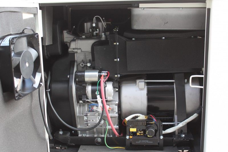 Generator Agregat Prądu AVR Diesel 9,5kW 230/400V prądotwórczy 3fazy diesla zdjęcie 5