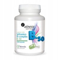 ALINESS Witamina B-Complex B-50 VEGE 100ka B6 B12