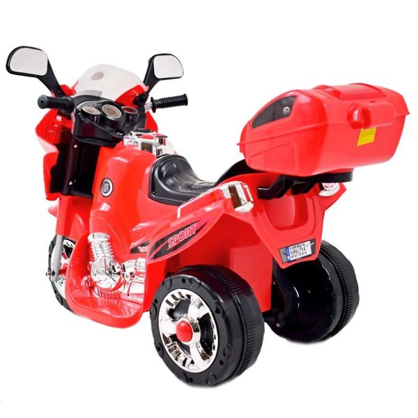 MOTOREK ŚCIGACZ NA AKUMULATOR Z KUFERKIEM I DŹWIĘKAMI MOTOR-518 zdjęcie 3