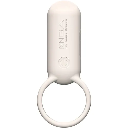 tenga svr smart vibe ring sand beige - silikonowy pierścień wibrujący usb na Arena.pl