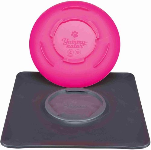 Yummynator Podkładka i miska różowa 0,4 l na Arena.pl