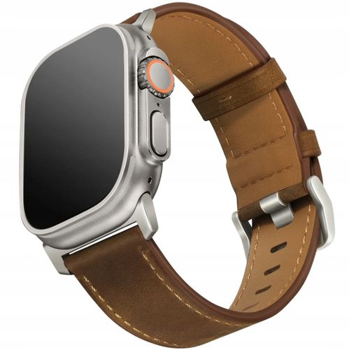 PASEK SKÓRZANY APPLE WATCH 1 2 3 4 5 6 7 8 9 10 SE 42/44/45/49MM ULTRA 1 2 na Arena.pl