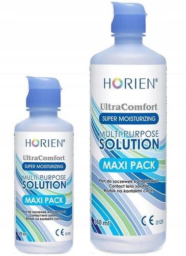 HORIEN ULTRA COMFORT MAXI PACK 360ML+ 100ML PŁYN DO SOCZEWEK na Arena.pl