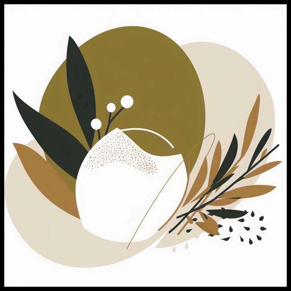 Plakat 100x100cm Botaniczna Esencja zdjęcie 2