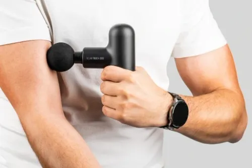 Masażer pistolet do masażu Teesa RELAX GUN MG50 4 głowice na Arena.pl