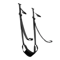 crushious deluxe swing black - system podwieszany na drzwi,  136 kg