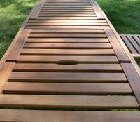 Leżak Leżanka Ogrodowy Drewniany HECHT Resort A Tropikalne Drewno Akacjowe