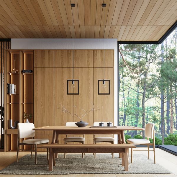 Lampa wisząca ARIES wenge zdjęcie 12