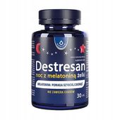 Oleofarm Destresan noc z melatoniną, żelki, smak wiśniowy, 30 szt.