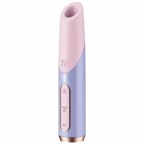 satisfyer bold kiss wave miniaturowy stymulator powietrzny usb-c fioletowy na Arena.pl