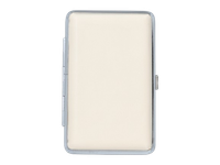 Kremowa Papierośnica Skórzana typu SLIM na Cienkie Papierosy Ecru Gentelo