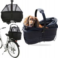 KOSZ TRANSPORTER dla Psa Psów na BAGAŻNIK Rower Szeroki TRIXIE 29x49x60cm