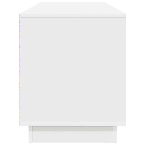 Szafka RTV z oświetleniem LED Biała 160,5x41x50 cm na Arena.pl