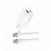Szybka ładowarka GaN 45W USB-C z kablem do Samsung Galaxy A50s