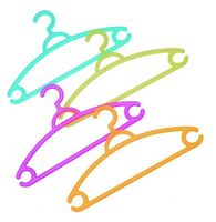 Wieszak na ubrania dziecięce 5 sztuk komplet szafa ubrania fra