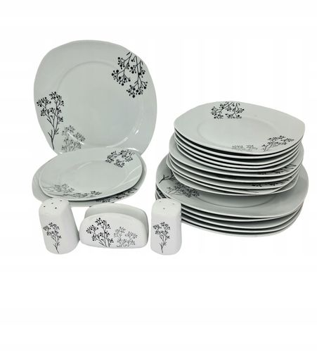 SERWIS ZESTAW OBIADOWO-KAWOWY - 38 ELEMENTÓW VIOLET na Arena.pl