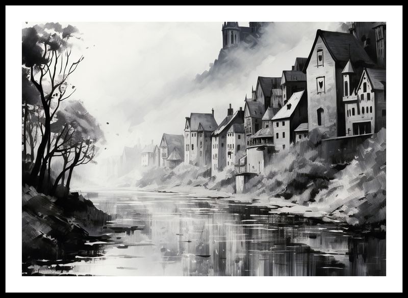 Plakat 66,5x46,5cm Mglisty Refleks zdjęcie 3