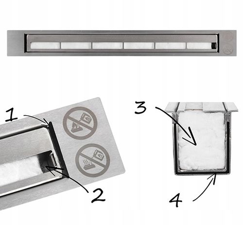 Biokominek WISZĄCY 90cm NAŚCIENNY czarny do ZABUDOWY na Arena.pl