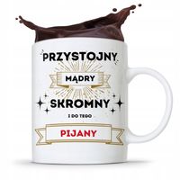 Dla Alkoholika Pijaka Kubek Prezent Na Urodziny Z Nadrukiem Ze Zdjęciem