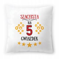 Dla Szachisty Poduszka Na Urodziny Na Prezent Z Nadrukiem Ze Zdjęciem