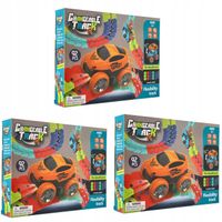 Tor Samochodowy 8 METRÓW 276el ELASTYCZNY Składany Wyścigowy LED Auto NAPĘD