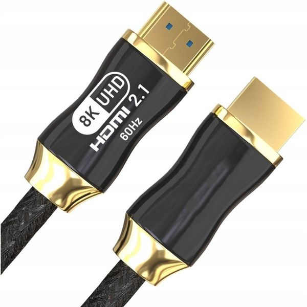 KABEL PRZEWÓD HDMI 2.1 ULTRA HDR 8K 60Hz 4K 120Hz 2m DO TELEWIZORA MONITORA zdjęcie 4