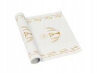 BIEŻNIK DEKORACYJNY KOMUNIJNY Airlaid Komunia IHS Złoty Kielich 40cm 5m