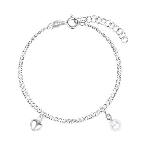Srebrna bransoleta Staviori z perłami na Arena.pl