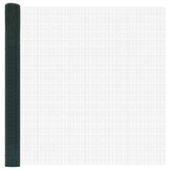 Spawana siatka ogrodzeniowa Zielony 1.5 x 10 m Stal