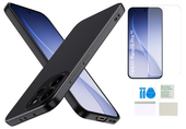 Etui do OPPO RENO 15 PRO 5G czarny case matowy pokrowiec + folia ochronna