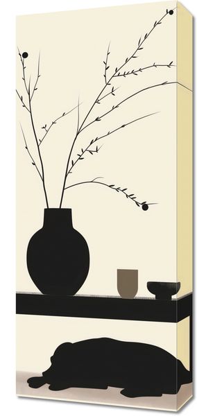 Obraz 30x70cm Wypocznij Psino zdjęcie 1