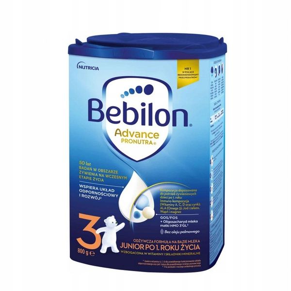 Bebilon 3 Pronutra-Advance Mleko 800 g zdjęcie 1