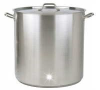Garnek stalowy ze stali nierdzewnej gastro 17L wysoki 28x28 ROSSNER T8007