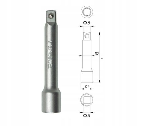 przedłużka 1/2" 254mm yato na Arena.pl